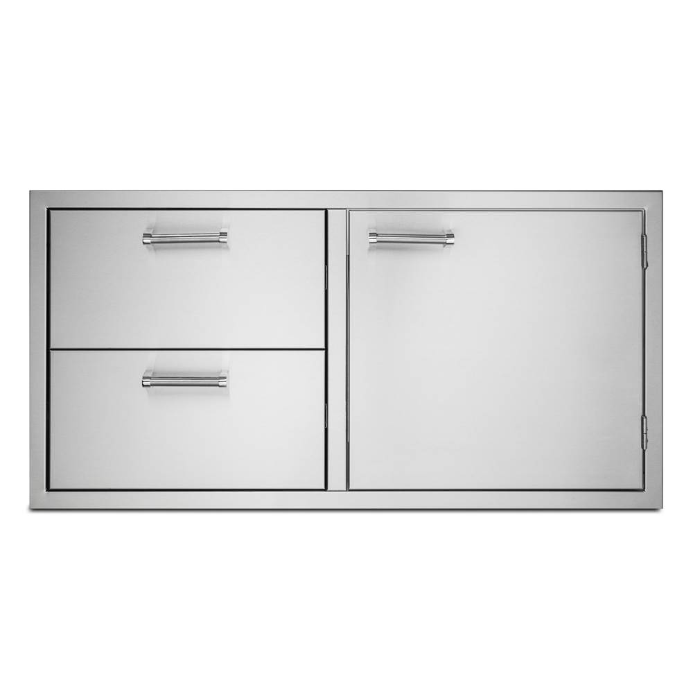 Viking 42''W. Double Drawer and Access Door Combo-Stainless