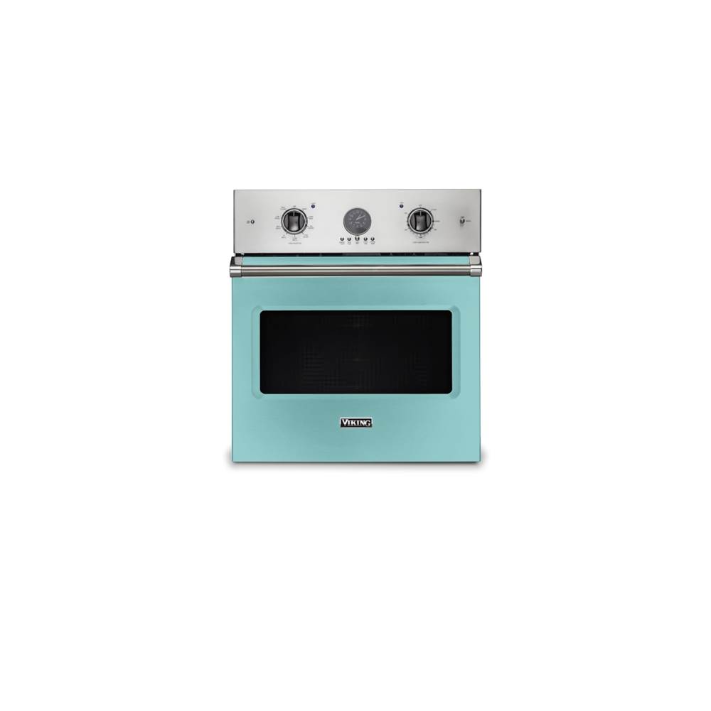 Viking 27''W. Electric Single Thermal Convection Oven-Bywater Blue