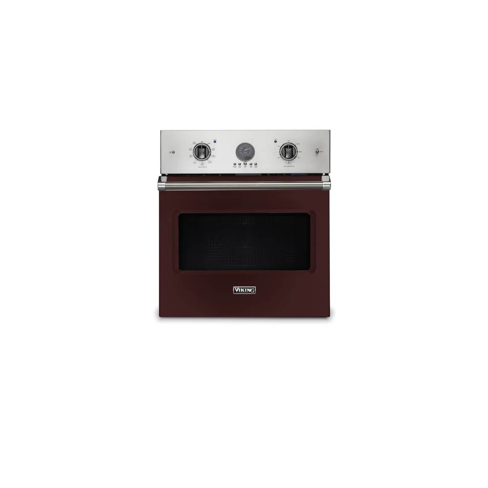 Viking 27''W. Electric Single Thermal Convection Oven-Kalamata Red