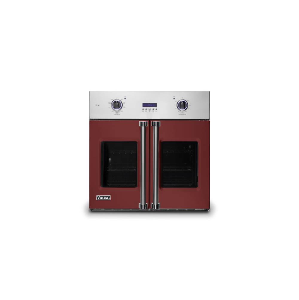 Viking 30''W. French-Door Single Built-In Electric Thermal Convection Oven-Reduction Red