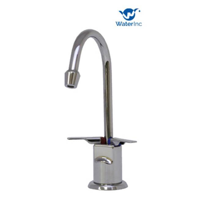Water Inc 510 Hot/Cold Faucet Only W/J-Spout For Filter - Stainless Steel