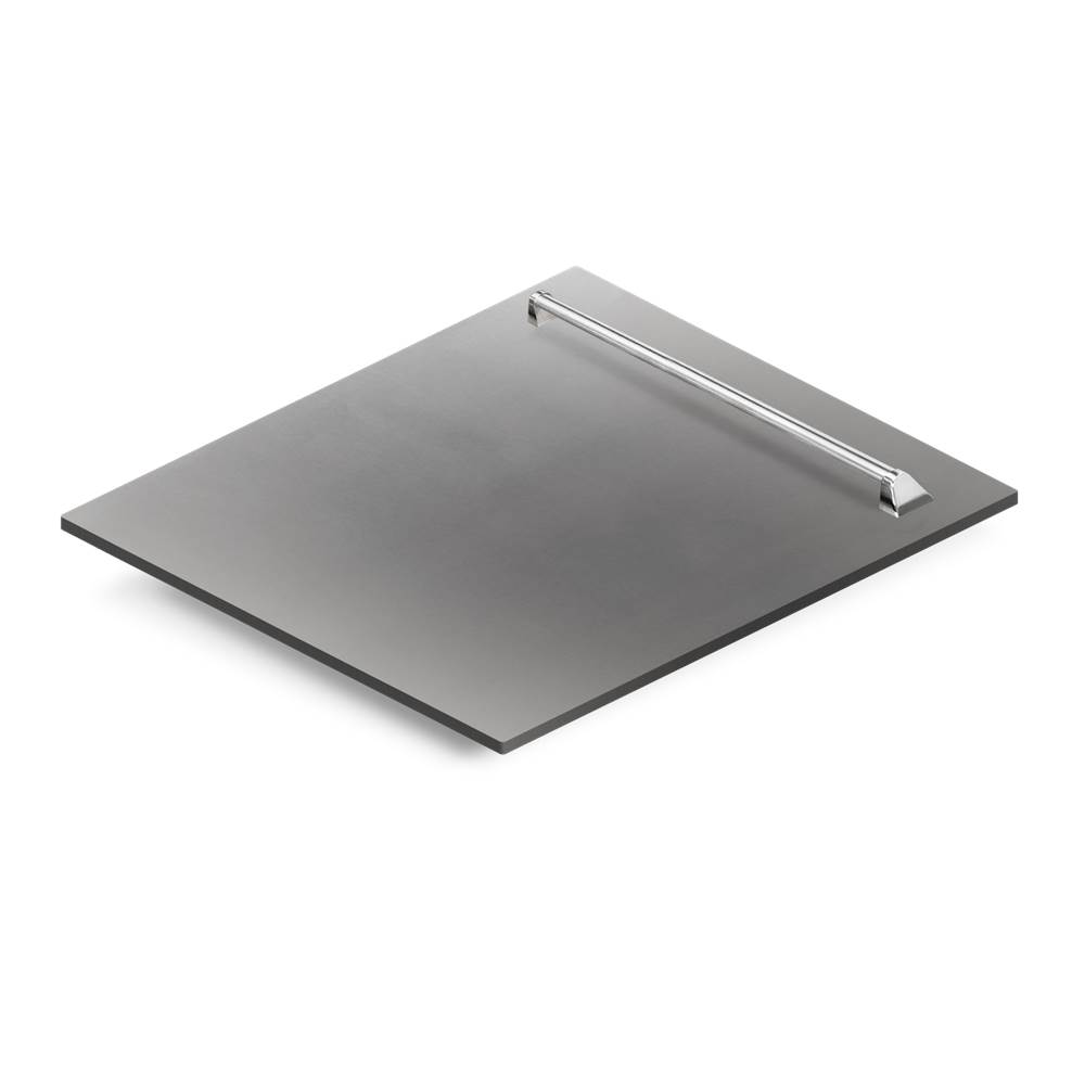 Z-Line 24'' Dishwasher Panel in Stainless Steel with Traditional Handle