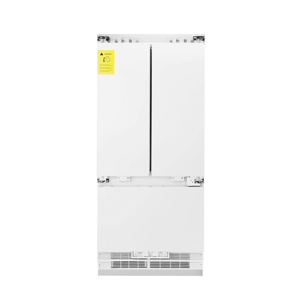 Z-Line 36'' 19.6 cu. Ft. Panel Ready Built-In 3-Door French Door Refrigerator with Internal Water and Ice Dispenser