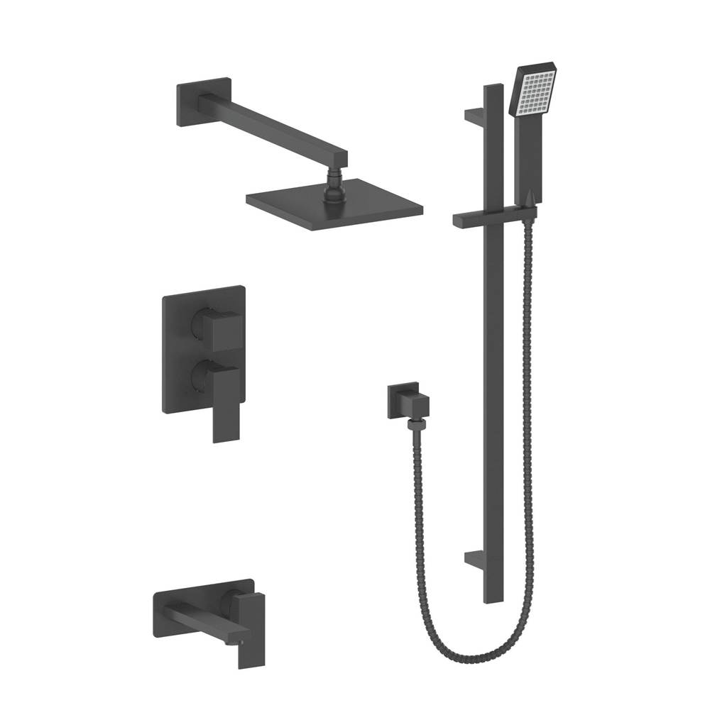 Z-Line Bliss Shower System in Matte Black