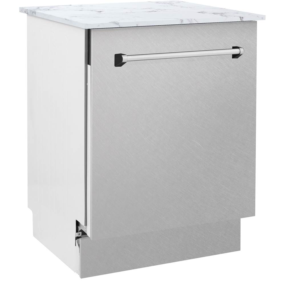 Z-Line 24'' Top Control Tall Tub Dishwasher in White Matte with Stainless Steel Tub and 3rd Rack