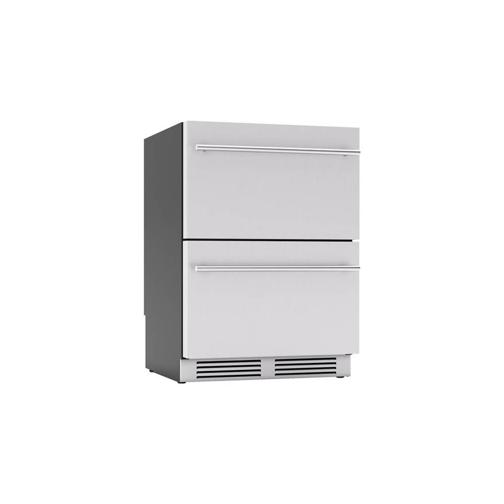 Zephyr Presrv Refrigerator Drawers, 24'', Stainless Steel, 1 Zone