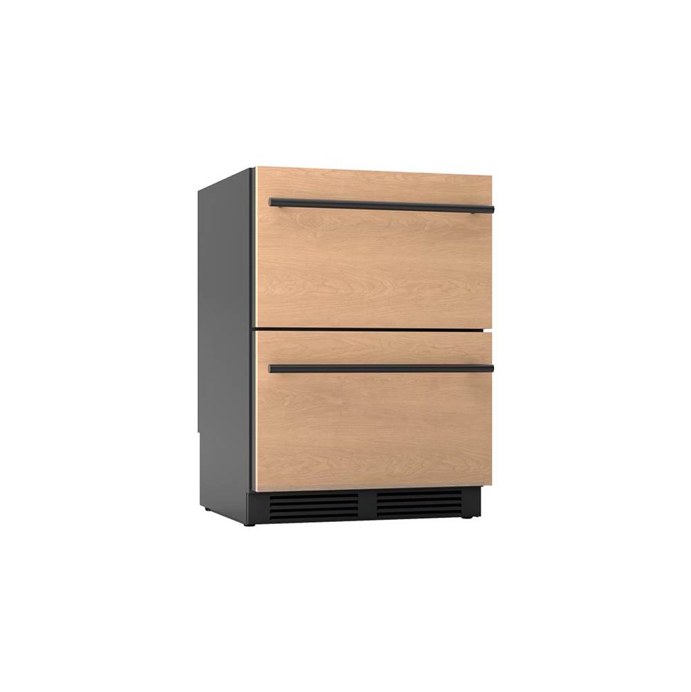 Zephyr Presrv Refrigerator Drawers, 24'', Panel Ready, 2 Zones