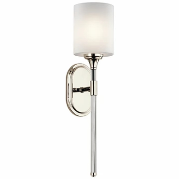 Kichler Theo Wall Sconce in Polished Nickel